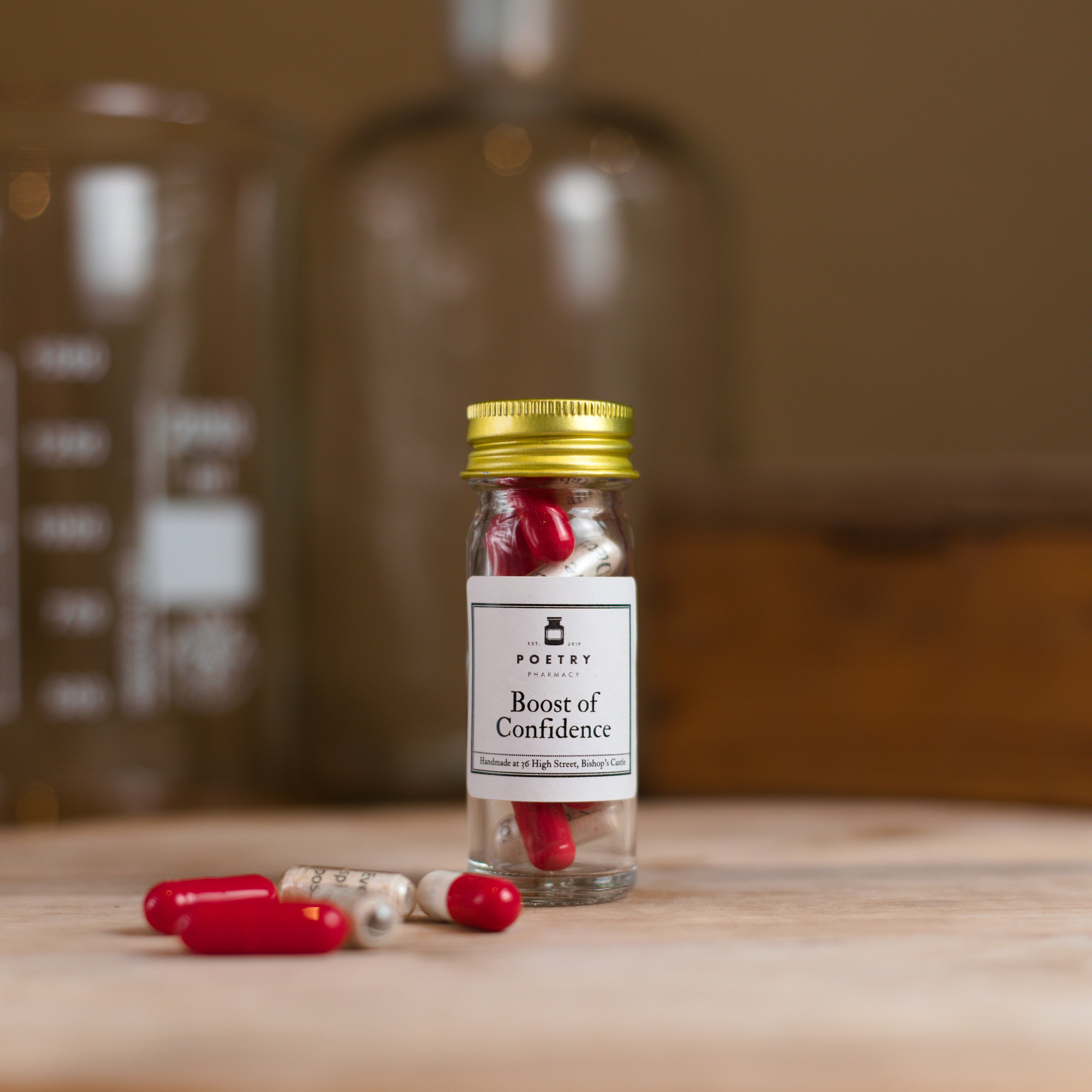 Boost of Confidence Pills-The Poetry Pharmacy