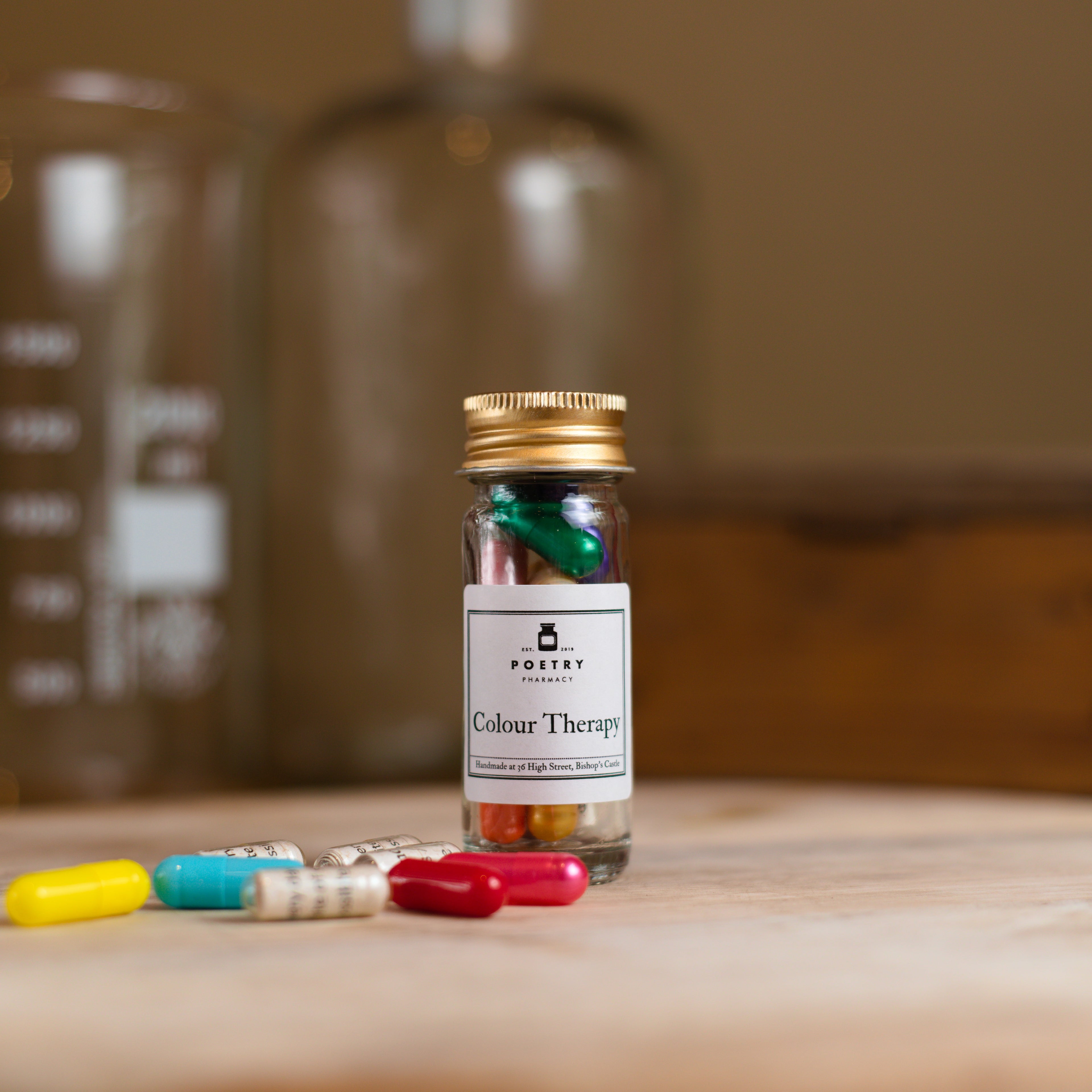 Colour Therapy Pills-The Poetry Pharmacy