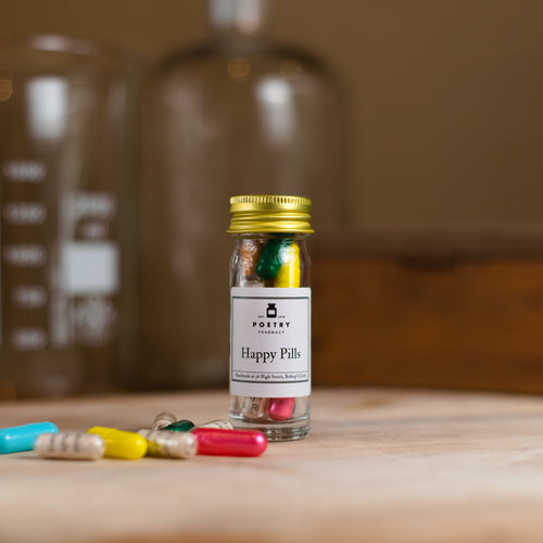Happy Pills (small)-The Poetry Pharmacy