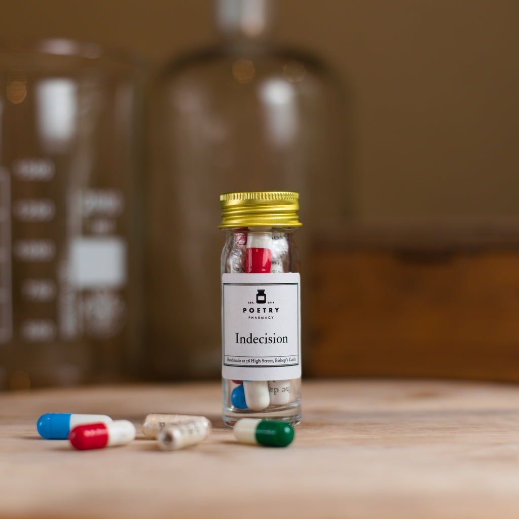 Indecision Pills-The Poetry Pharmacy