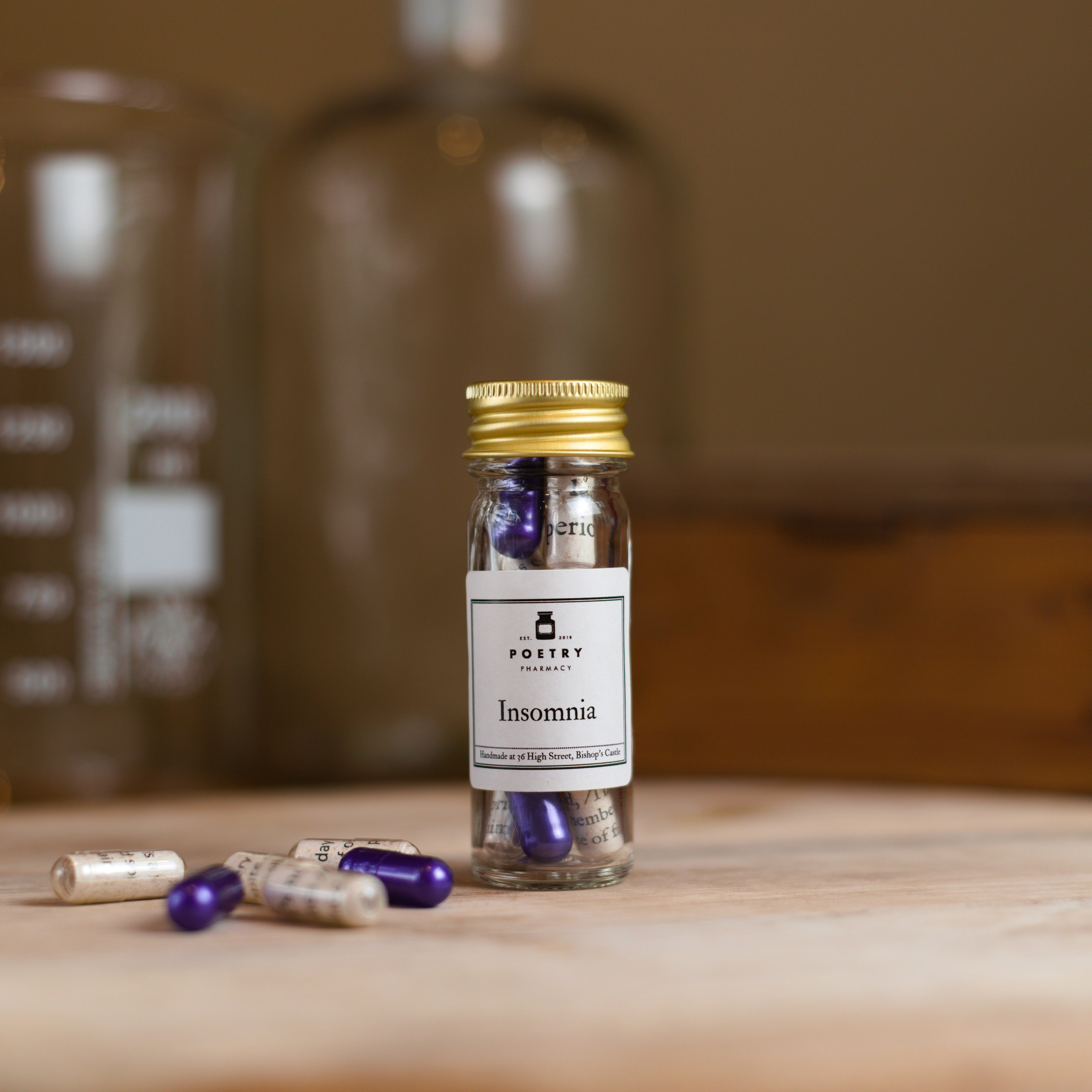 Insomnia Pills-The Poetry Pharmacy
