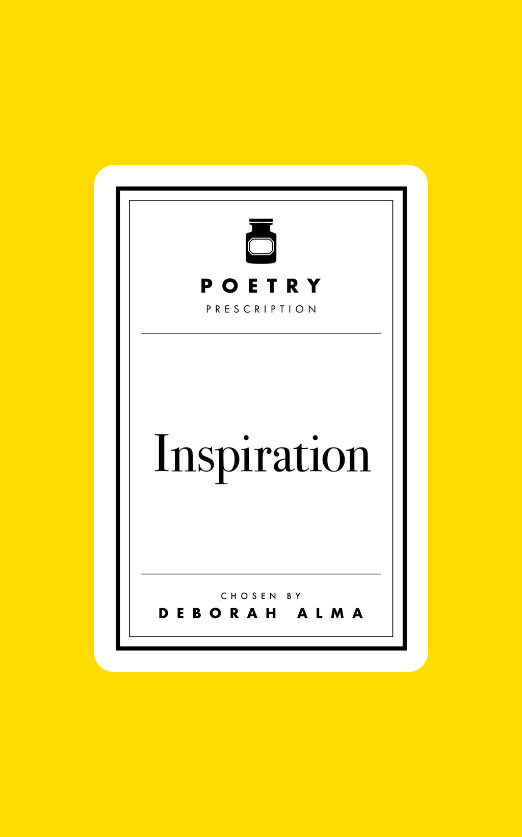 Poetry Prescription: Inspiration-Books-The Poetry Pharmacy