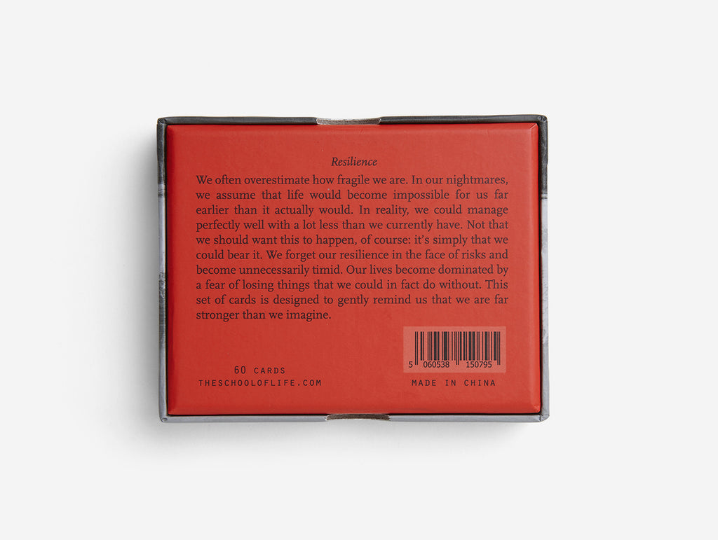 Resilience - School of Life Cards-The Poetry Pharmacy