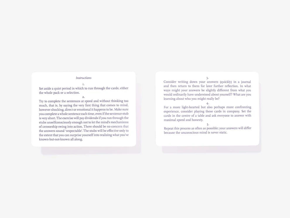 Complete The Sentence Cards