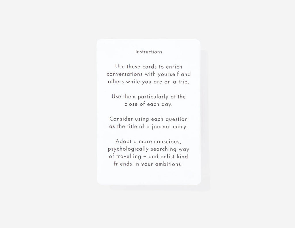 Travel Therapy Cards-The Poetry Pharmacy