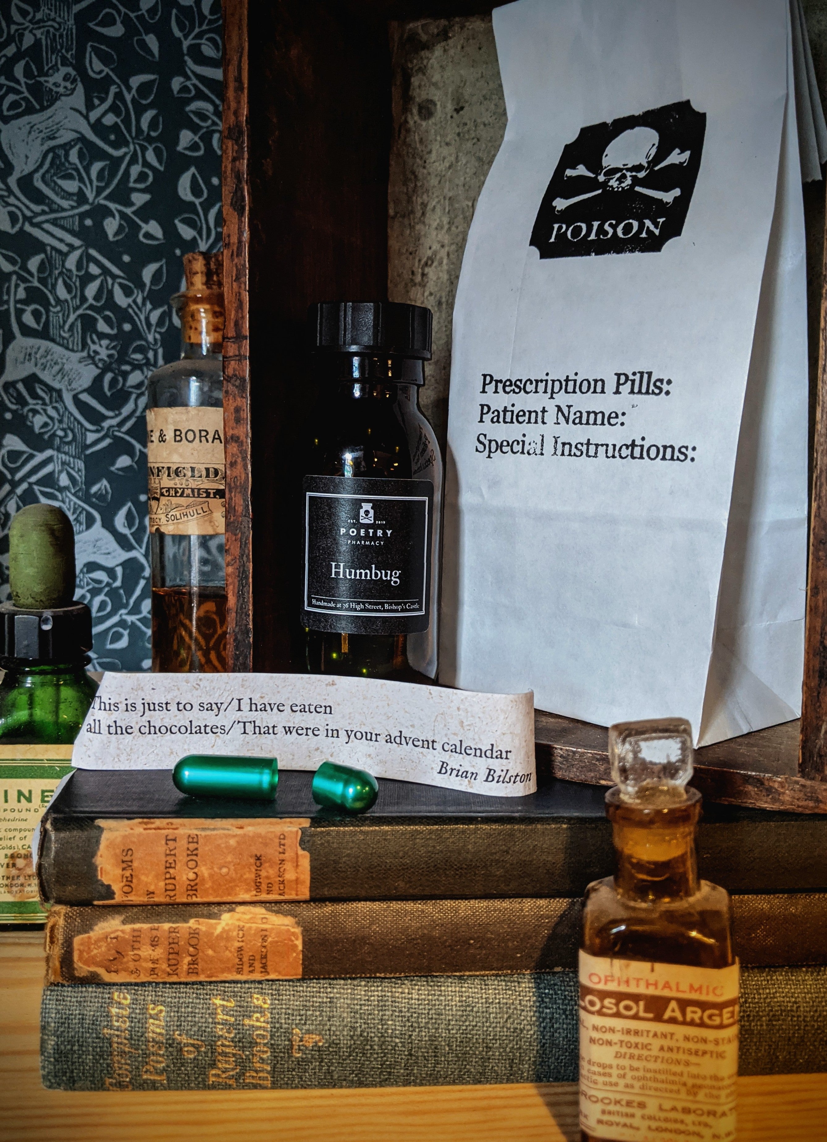 Poetical Poison Pills: Humbug-The Poetry Pharmacy